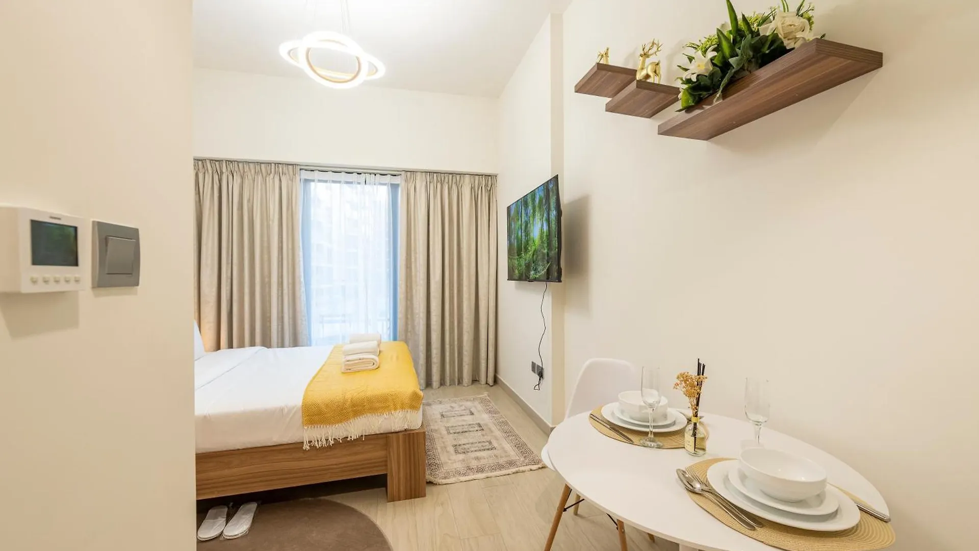 Elegant Studio By Skylight At Azizi Riviera 41 Dubai